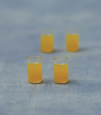 Glser mit Saft Set of 4 Juice Glases