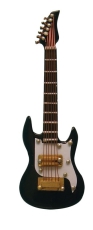 schwarze Ibanez Gitarre Black Ibanez Guitar