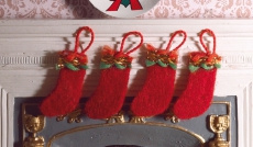 Weihnachtsstrümpfe Filz Felt Christmas Stockings