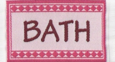 Badematte rosa Bathmath pink