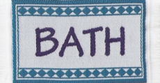 Badematte trkisblau, Bathmath blue