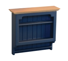 Shaker-style Wandregal Wall Shelves Blue/Pine