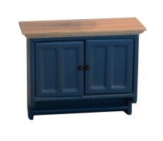 Shaker-style Wandschrank Wall Cabinet Blue/Pine