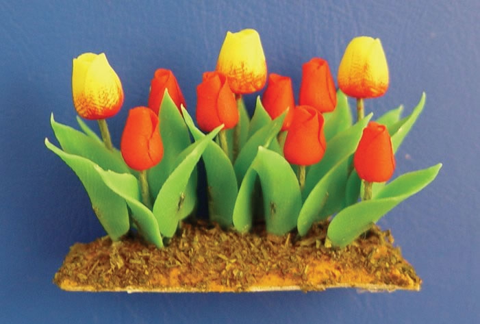 Tulpen-Garten Tulip Garden - puppenstuben.shop - Miniaturen im Maßstab 1:12  online