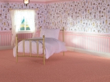 Messing-Bett und Matratze Brass Single Bed & Mattress