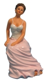 sitzende Frau im Korsett Lady in Corset sitting