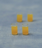 Glser mit Saft Set of 4 Juice Glases